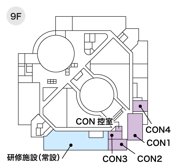 コンベンションルーム会場図